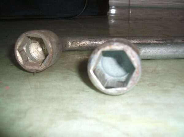 REFURBISHED Tire wrench 19mm Japan surplus  parts applicable for all cars